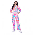 Seduva Women's Polyester Printed 3-4th Sleeve Co-Ord Set (Multicolor)