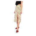 Seduva Women's Polyester Floral Side Zip Skirt (Multicolor)