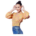 Seduva Women's Polyester Floral Long Sleeves Top (Multicolor)