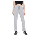 Seduva Women's Cotton Solid Elasticated Track Pants (Light Grey)