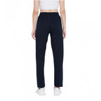 Seduva Women's Cotton Solid Elasticated Track Pants (Navy)
