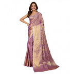 Seduva Women's Jacquard Saree With Unstitched Blouse 5.5Mtr (Multicolor)