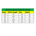 Seduva Women's Denim Lycra Solid Zip Closure Skorts (Blue)